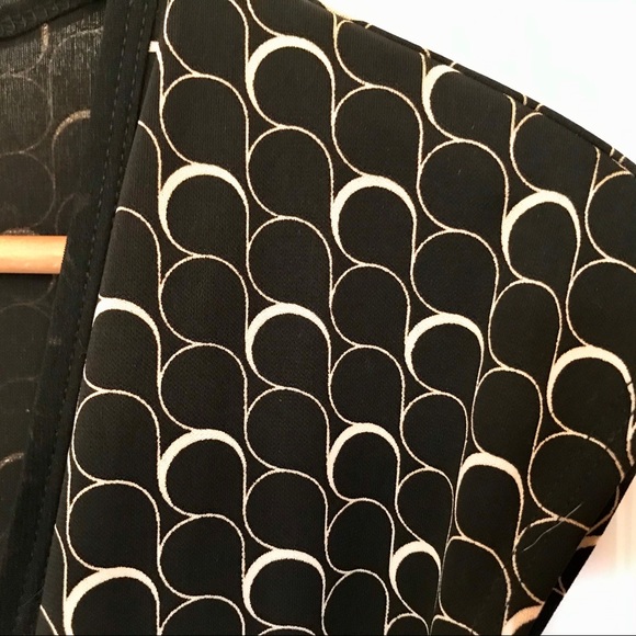 Nine West v-neck wrap top sleeveless geometric S - Picture 7 of 14